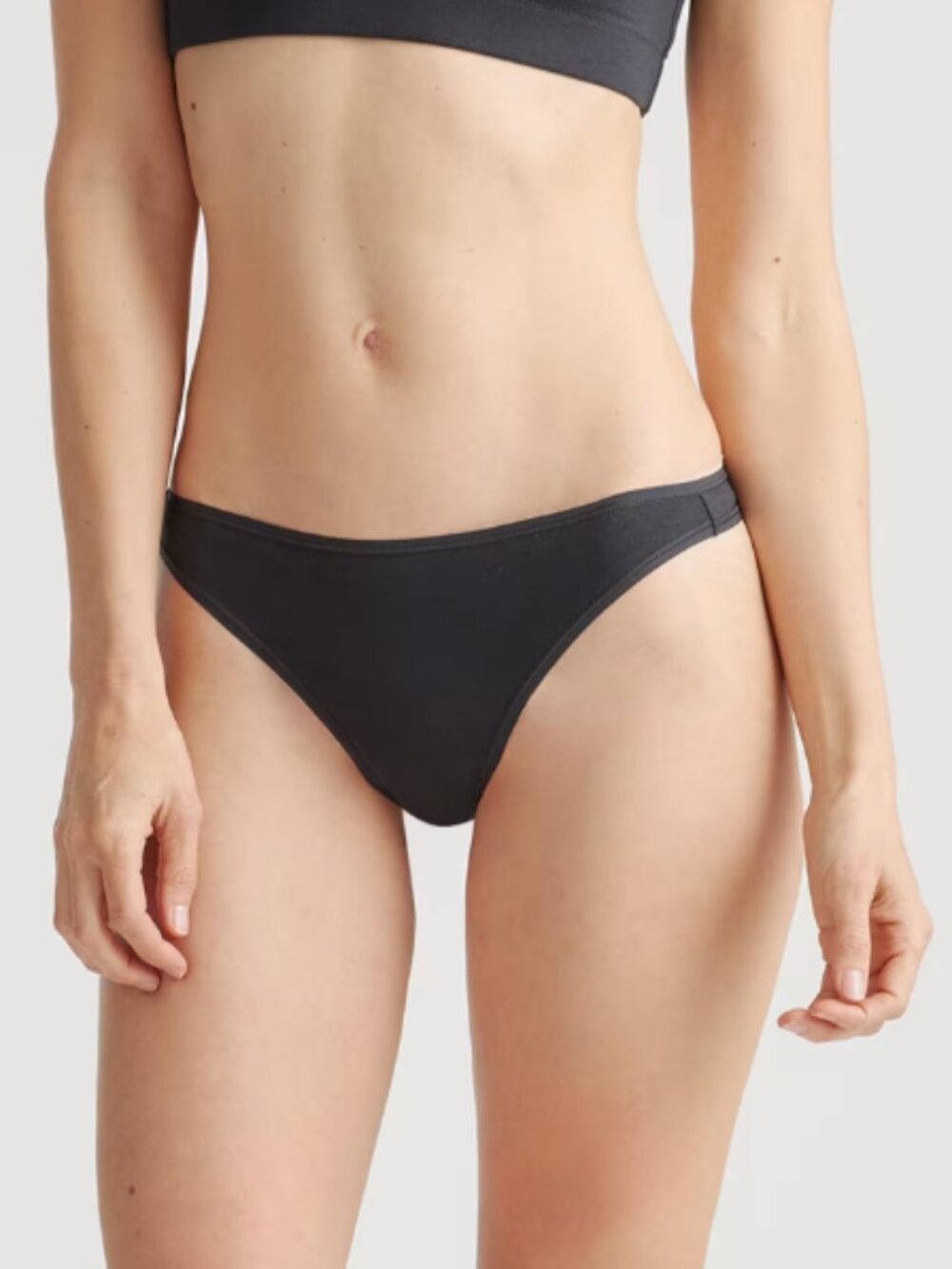Quince Organic Cotton Thong (6 - Pack) - Medium